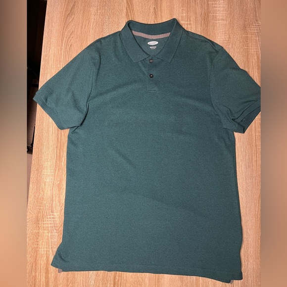 Old Navy Other - Old Navy Built In Flex Teal Casual Golf Polo Dress Shirt